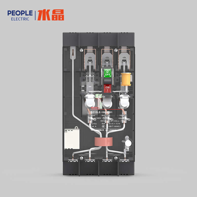 人民電器，人民電器集團，人民電器集團有限公司，中國人民電器，DZ15LE系列漏電斷路器(透明殼)