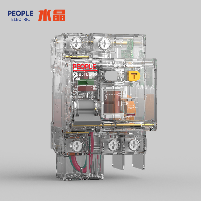 人民電器RDB5TLE-60系列剩余電流動(dòng)作斷路器(透明殼) 