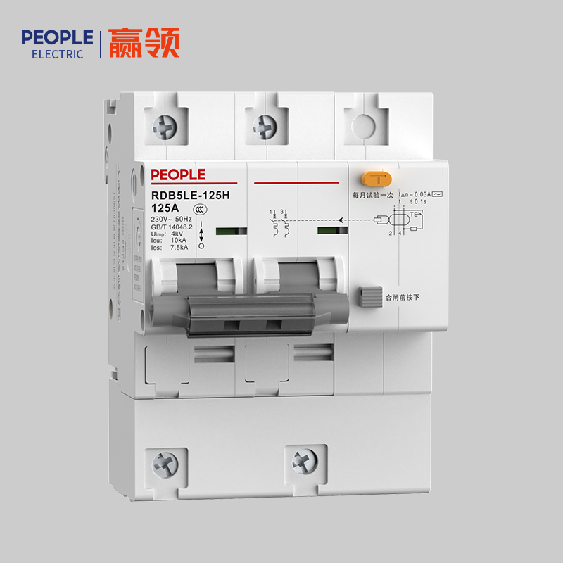 人民電器，人民電器集團(tuán)，人民電器集團(tuán)有限公司，中國人民電器，RDB5LE-125H系列剩余電流動(dòng)作斷路器
